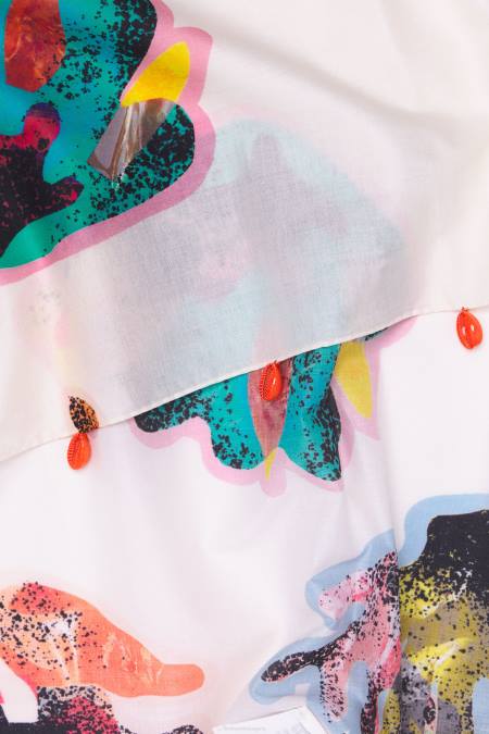 Bimba Y Lola къс памучен саронг аксесоари корал 28R6R611