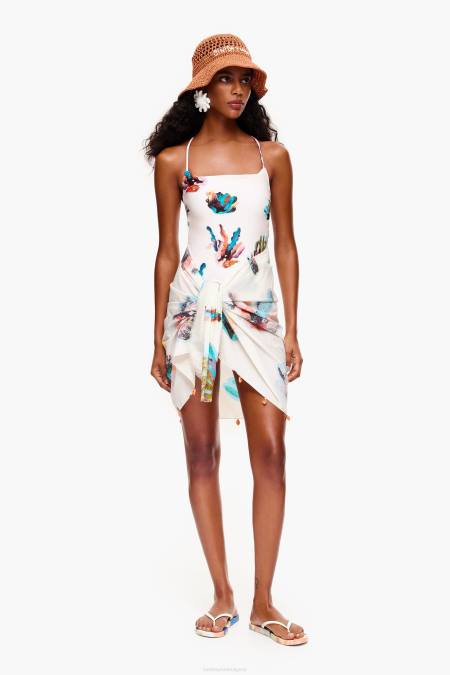 Bimba Y Lola къс памучен саронг аксесоари корал 28R6R611