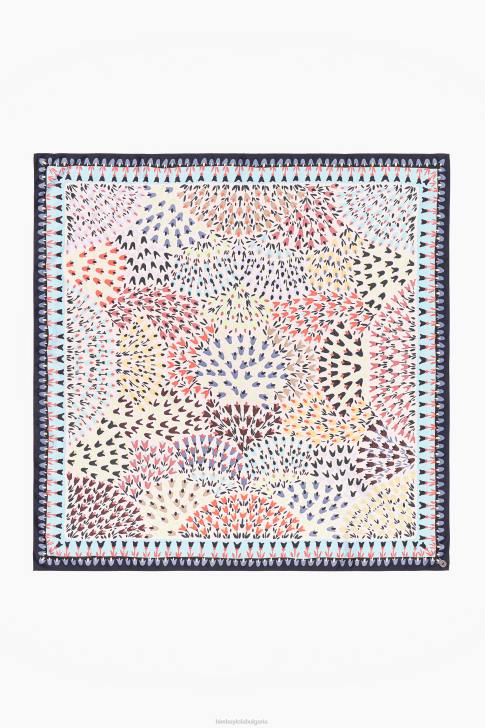 Bimba Y Lola цветен шал бяло аксесоари 28R6R623