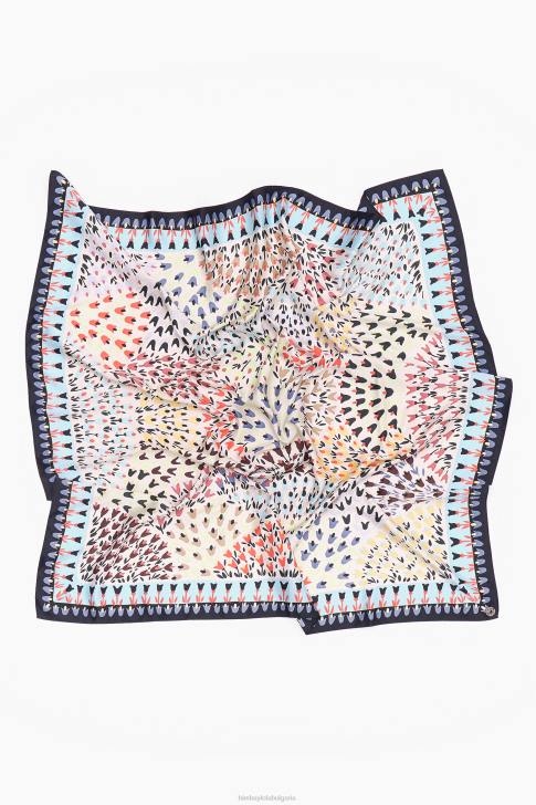 Bimba Y Lola цветен шал бяло аксесоари 28R6R623