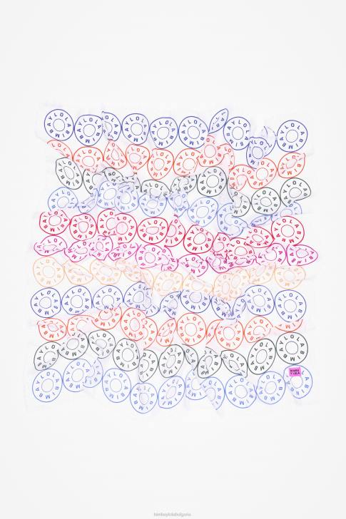 Bimba Y Lola шал с лого бяло аксесоари 28R6R624