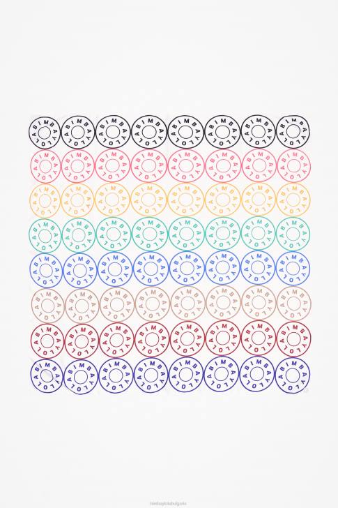 Bimba Y Lola лого шал бяло аксесоари 28R6R625