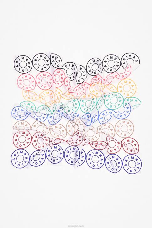 Bimba Y Lola лого шал бяло аксесоари 28R6R625