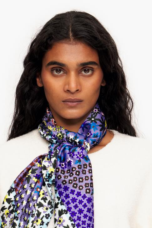 Bimba Y Lola флорален шал люляк аксесоари 28R6R630