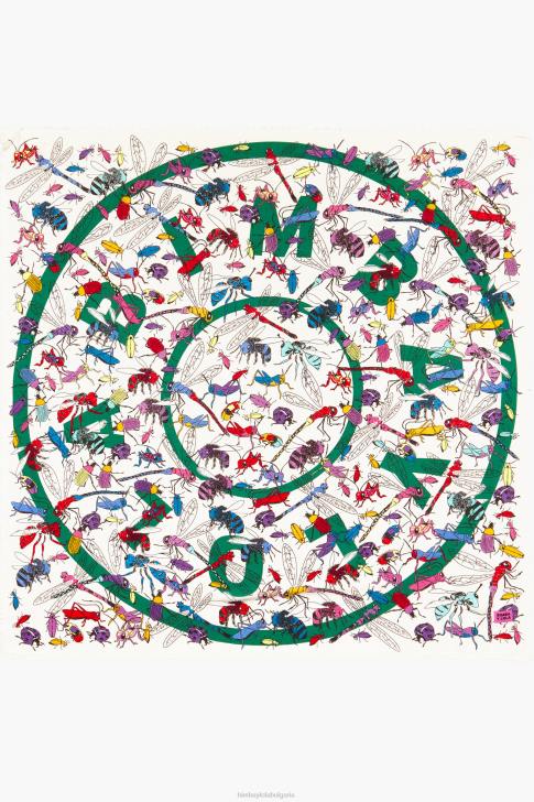 Bimba Y Lola насекоми и лого шал мръсно бял аксесоари 28R6R641