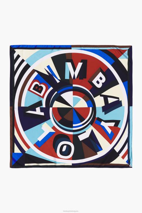 Bimba Y Lola шал с геометрично лого червен аксесоари 28R6R644