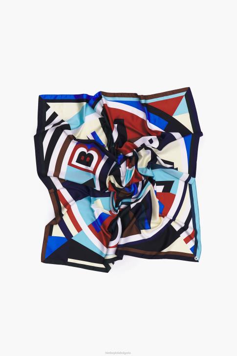 Bimba Y Lola шал с геометрично лого червен аксесоари 28R6R644