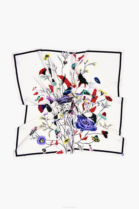 Bimba Y Lola цветен шал аксесоари мръсно бял 28R6R653