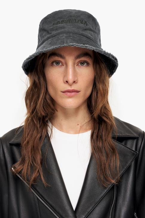 Bimba Y Lola измита кофа шапка черен аксесоари 28R6R856