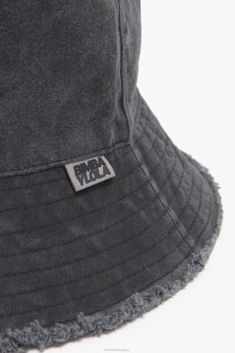 Bimba Y Lola измита кофа шапка черен аксесоари 28R6R856