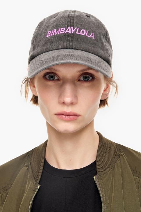 Bimba Y Lola памучна шапка черен аксесоари 28R6R857