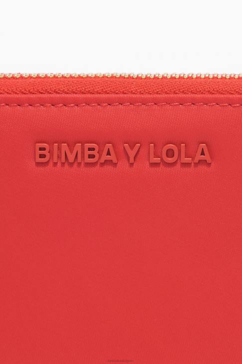 Bimba Y Lola найлонов портфейл за книги червен аксесоари 28R6R1074