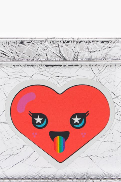 Bimba Y Lola кожен държач за карти сребро аксесоари 28R6R1124