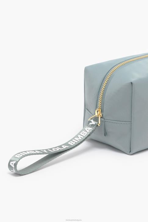 Bimba Y Lola найлонов правоъгълен куфар за гримове аквамарин аксесоари 28R6R1093