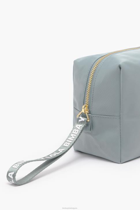 Bimba Y Lola найлонов правоъгълен куфар за гримове аквамарин аксесоари 28R6R1094