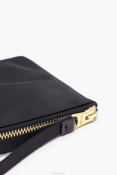 Bimba Y Lola найлонов плосък калъф за гримове черен аксесоари 28R6R1097