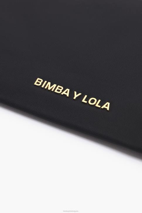 Bimba Y Lola среден правоъгълен найлонов куфар за гримове черен аксесоари 28R6R1101
