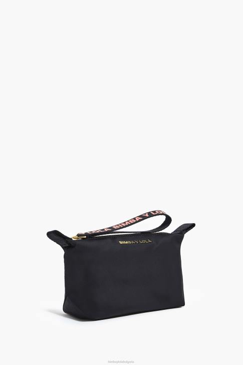 Bimba Y Lola найлонов трапецовиден калъф за грим черен аксесоари 28R6R1102
