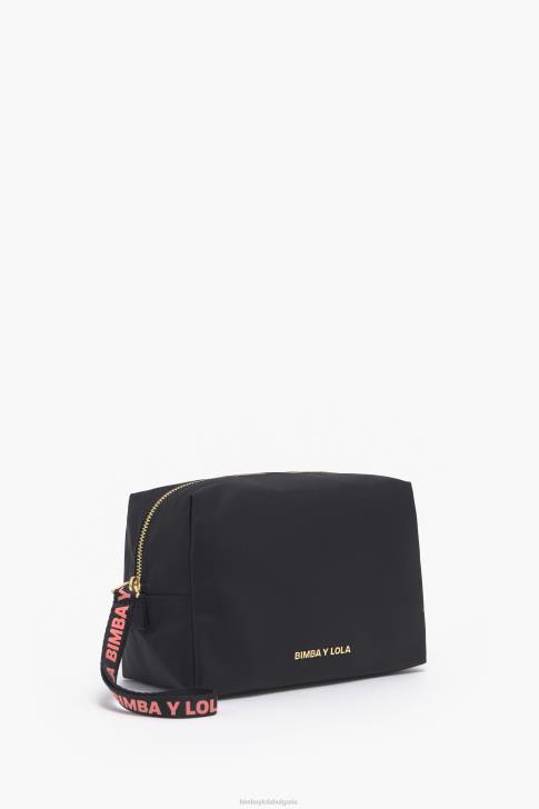 Bimba Y Lola найлонов правоъгълен куфар за гримове черен аксесоари 28R6R1105