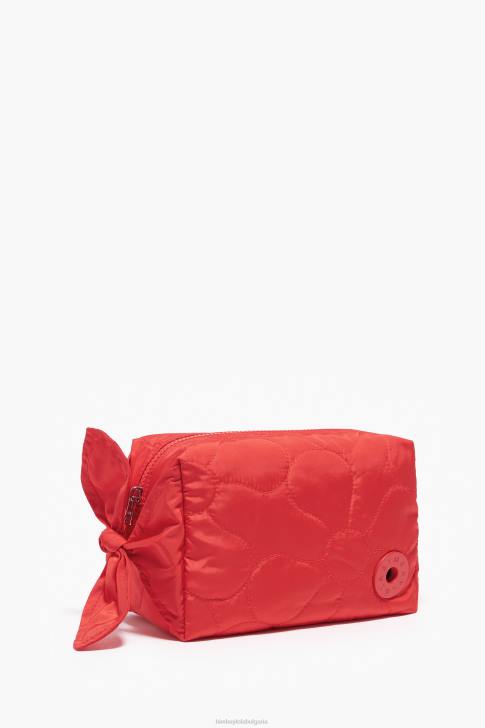 Bimba Y Lola найлонов правоъгълен куфар за гримове червен аксесоари 28R6R1108