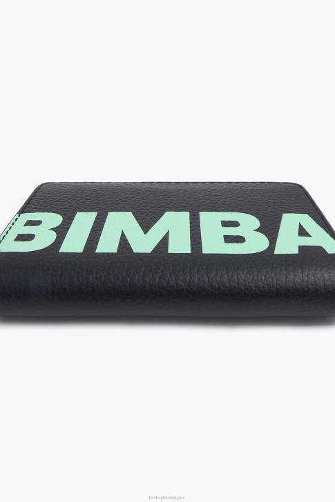 Bimba Y Lola кожено правоъгълно портмоне за монети черен аксесоари 28R6R1001