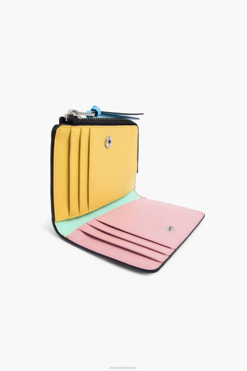 Bimba Y Lola кожено правоъгълно портмоне за монети черен аксесоари 28R6R1001