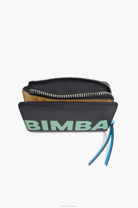 Bimba Y Lola кожено правоъгълно портмоне за монети черен аксесоари 28R6R1001