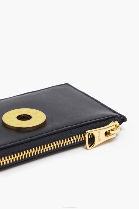 Bimba Y Lola кожено правоъгълно портмоне за монети аксесоари черен 28R6R1033