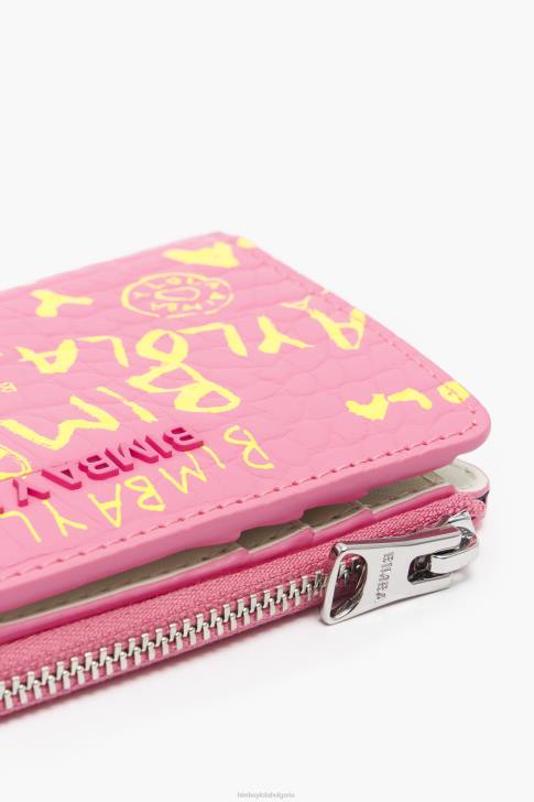 Bimba Y Lola портмоне с крокодилски принт розово аксесоари 28R6R1038
