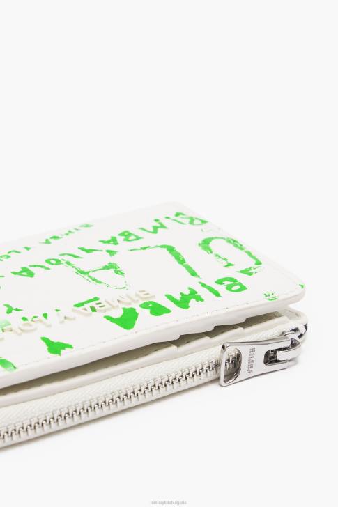 Bimba Y Lola правоъгълна чанта с крокодилски принт бяло аксесоари 28R6R1039