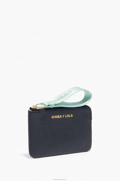 Bimba Y Lola кожено правоъгълно портмоне за монети черен аксесоари 28R6R1047