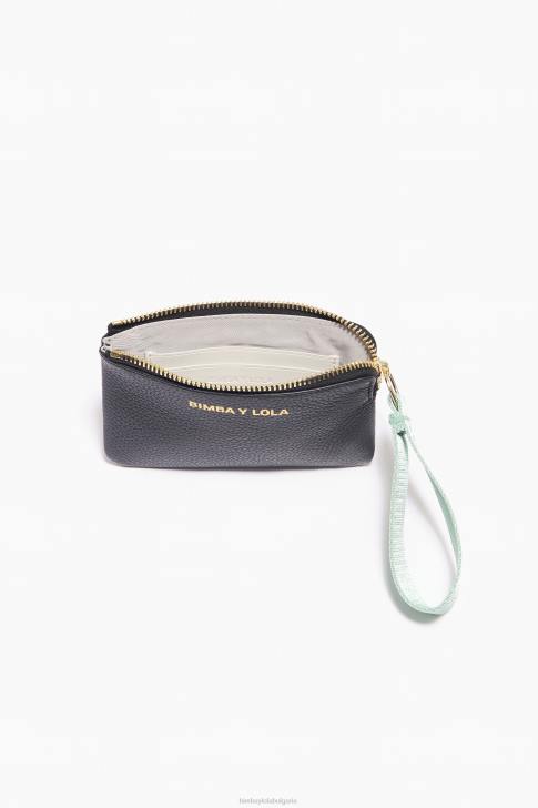 Bimba Y Lola кожено правоъгълно портмоне за монети черен аксесоари 28R6R1047