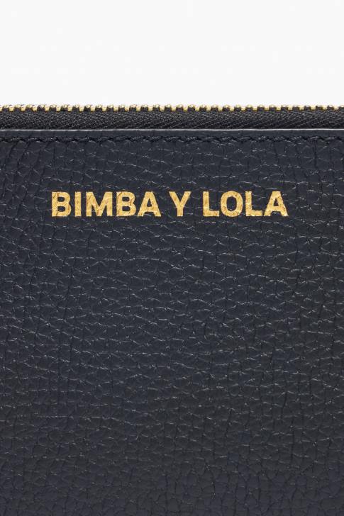 Bimba Y Lola кожено правоъгълно портмоне за монети черен аксесоари 28R6R1047