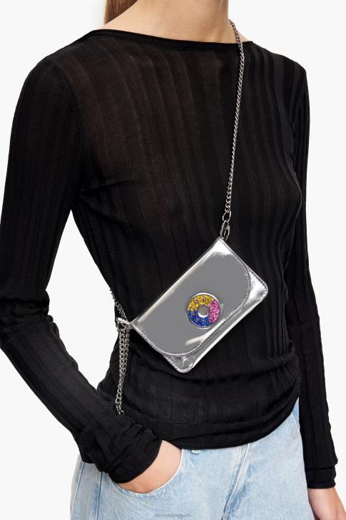 Bimba Y Lola патентовано портмоне сребро аксесоари 28R6R1050