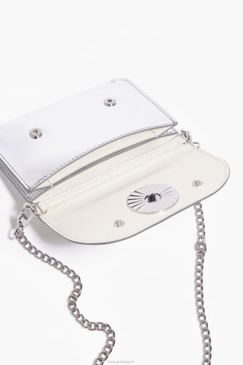 Bimba Y Lola патентовано портмоне сребро аксесоари 28R6R1050