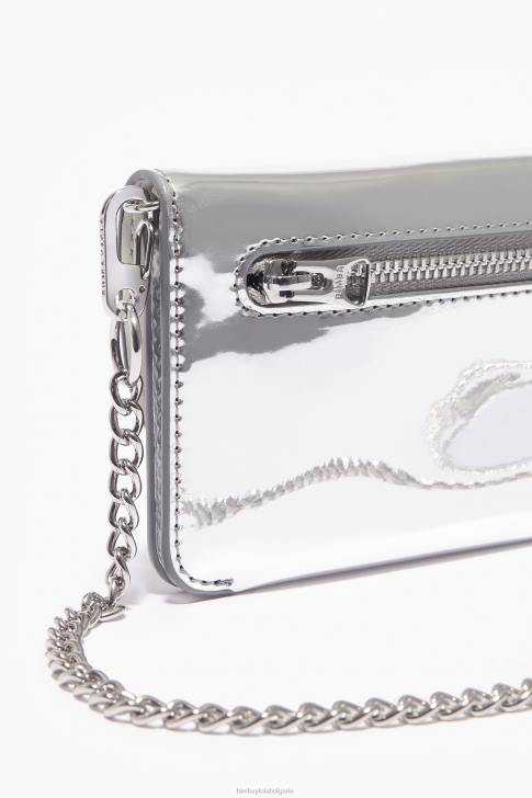 Bimba Y Lola патентовано портмоне сребро аксесоари 28R6R1050