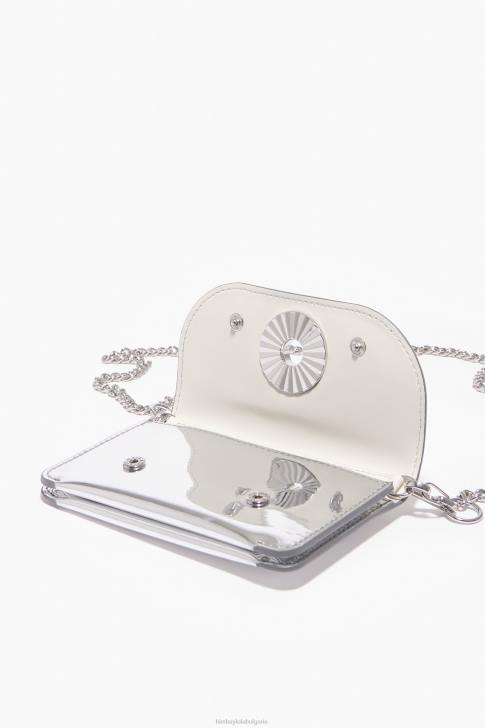 Bimba Y Lola патентовано портмоне сребро аксесоари 28R6R1050