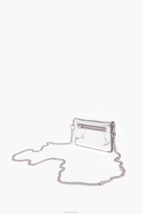 Bimba Y Lola патентовано портмоне сребро аксесоари 28R6R1050