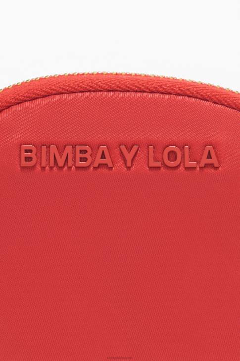 Bimba Y Lola найлоново овално портмоне за монети червен аксесоари 28R6R1060