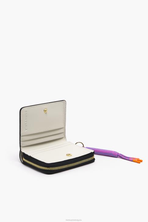 Bimba Y Lola кожена чанта с капак черен аксесоари 28R6R985