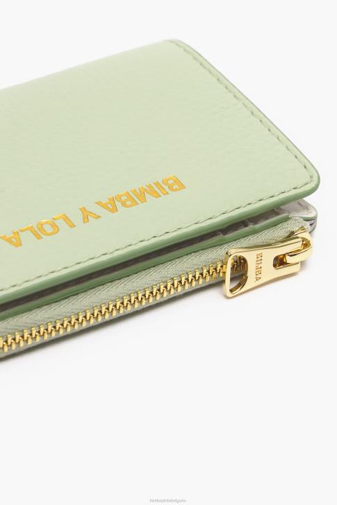 Bimba Y Lola пастелна кожена правоъгълна чанта зелено аксесоари 28R6R988