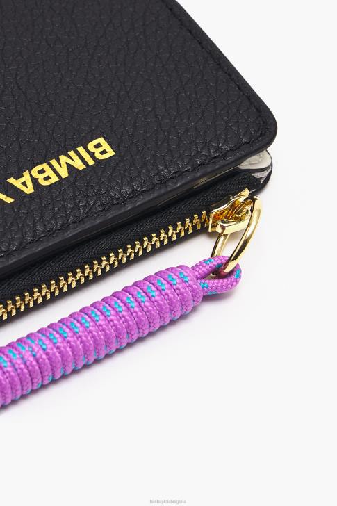 Bimba Y Lola кожено правоъгълно портмоне черен аксесоари 28R6R989