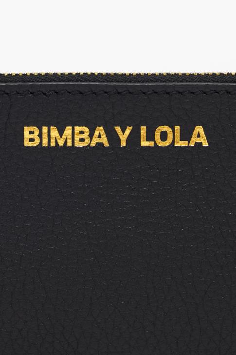 Bimba Y Lola кожено правоъгълно портмоне за монети черен аксесоари 28R6R991