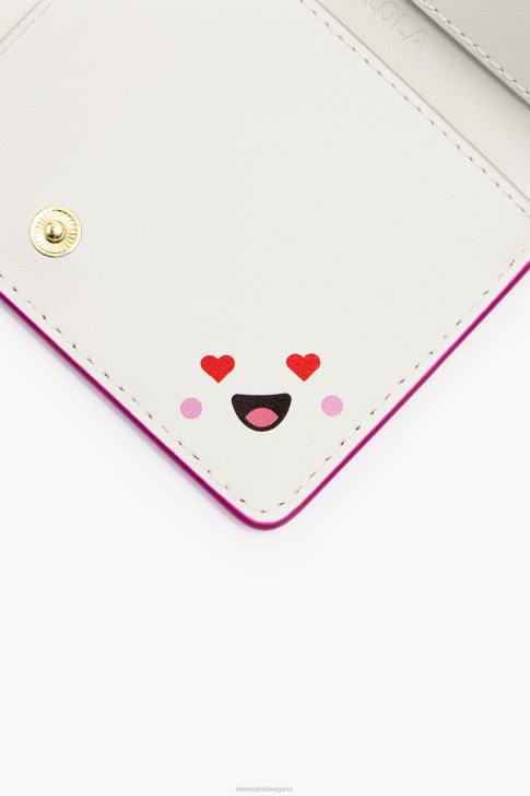 Bimba Y Lola кожено правоъгълно портмоне фуксия аксесоари 28R6R999