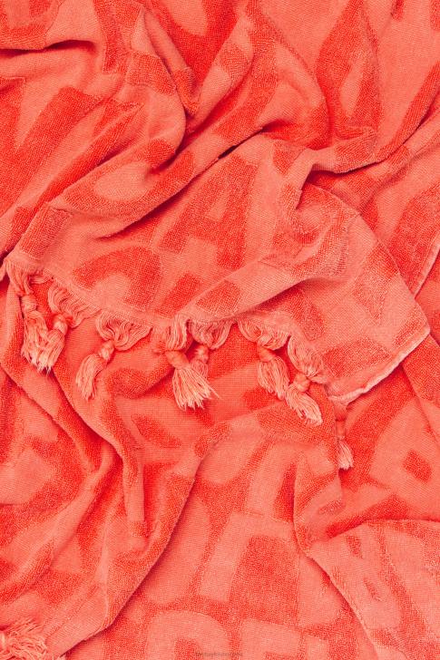 Bimba Y Lola кърпа с жакардово лого оранжево аксесоари 28R6R877