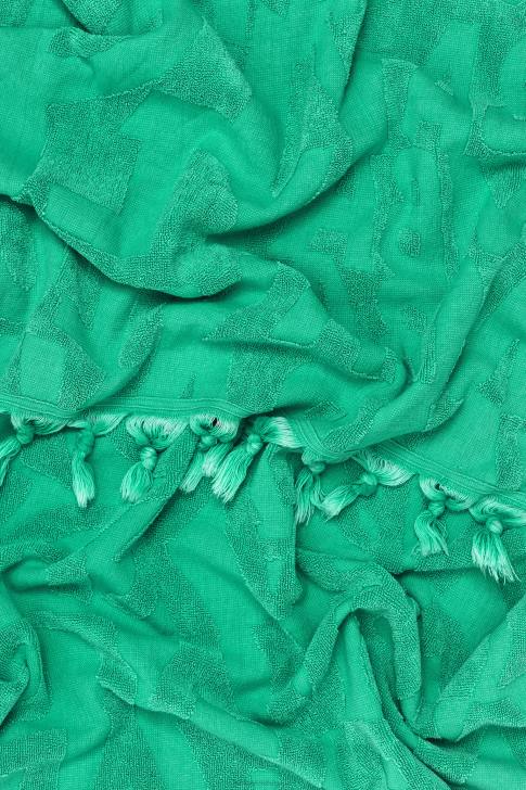 Bimba Y Lola жакардова кърпа с изпрано лого тюркоаз аксесоари 28R6R878