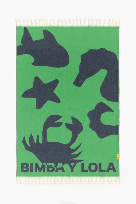 Bimba Y Lola жакардова кърпа аксесоари зелено 28R6R891