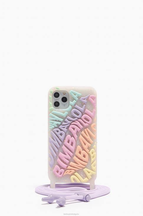 Bimba Y Lola прозрачен калъф за iphone 11 pro max с лого многоцветен аксесоари 28R6R907