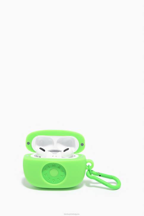 Bimba Y Lola лого силиконов калъф airpods pro зелено аксесоари 28R6R936