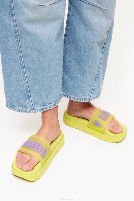 Bimba Y Lola джапанка с лого платформа крачна война жълто 28R6R589